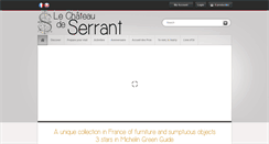 Desktop Screenshot of chateau-serrant.net